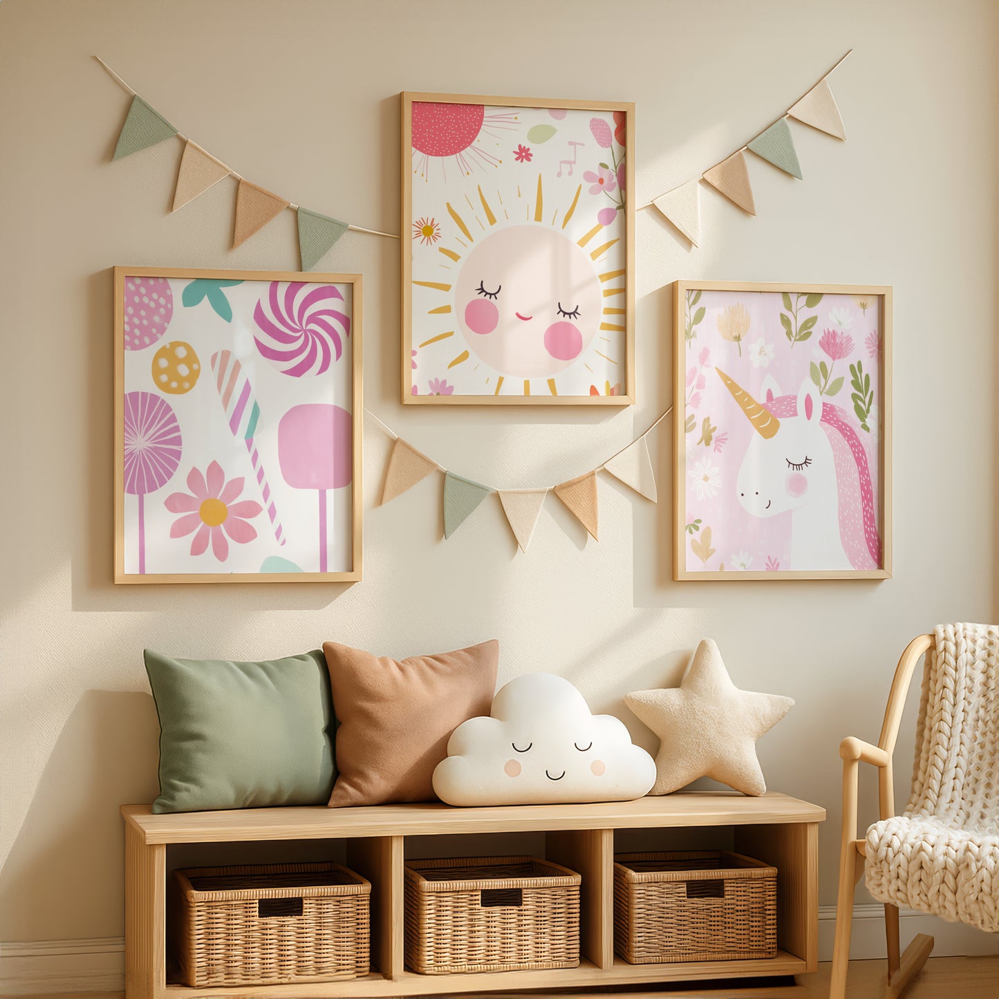 Pastel Nursery Wall Art