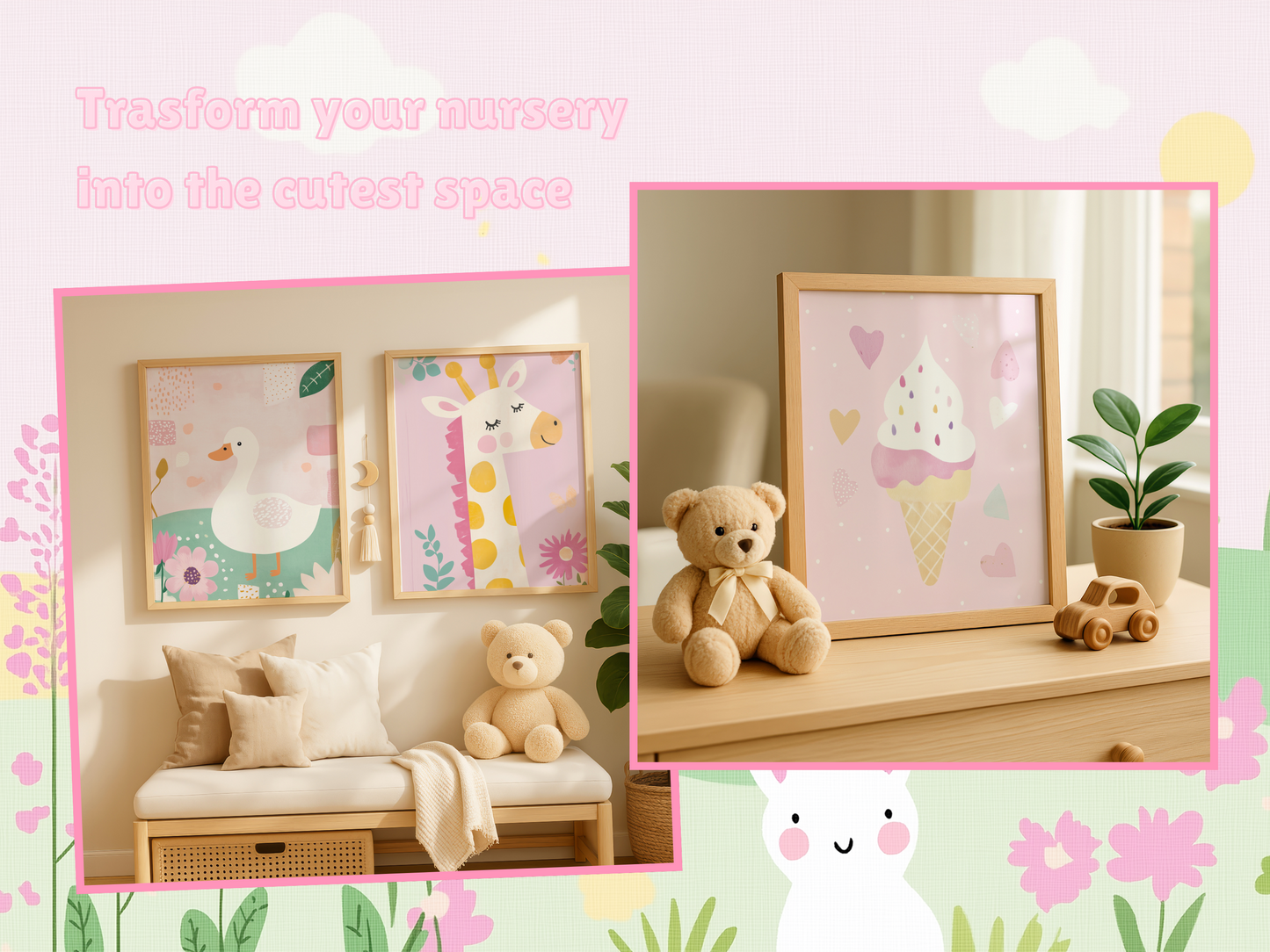 Pastel Nursery Wall Art