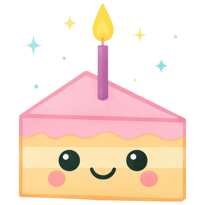 kawaii birthday clipart