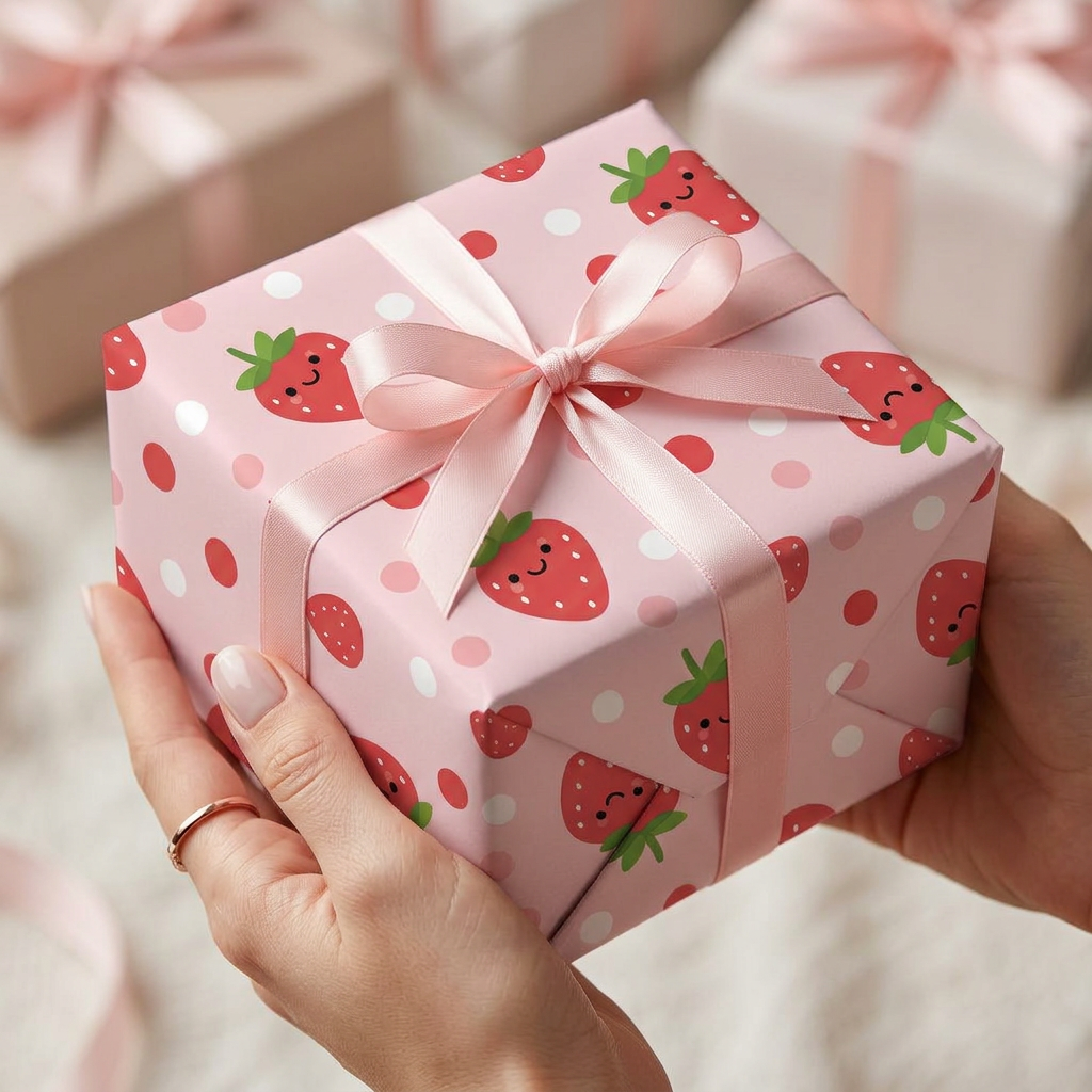 Cute Strawberry Seamless Pattern